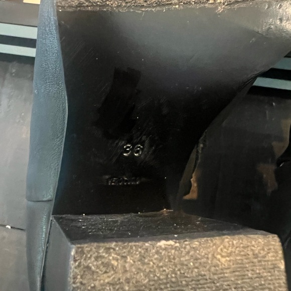 Alexander Wang Gabi Cut out Heel M3 Bootie Black Rose Gold 36 - Picture 14 of 14